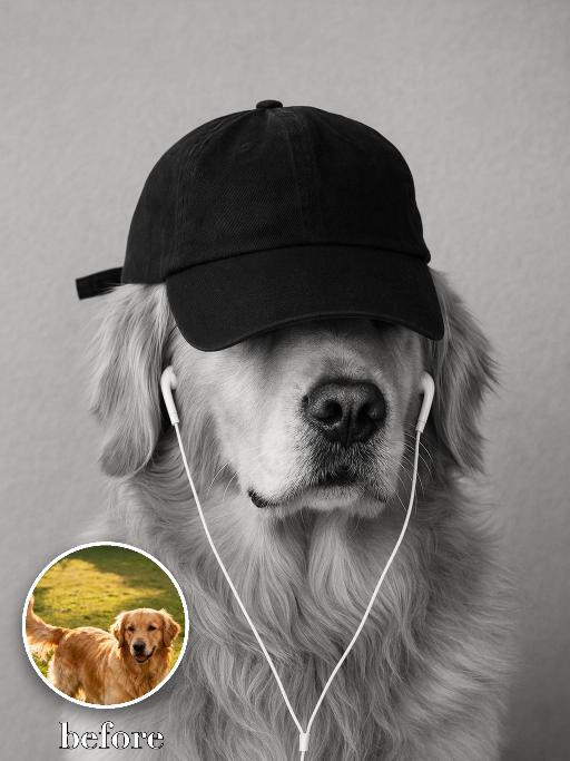 Cool Commute AI effects generated image