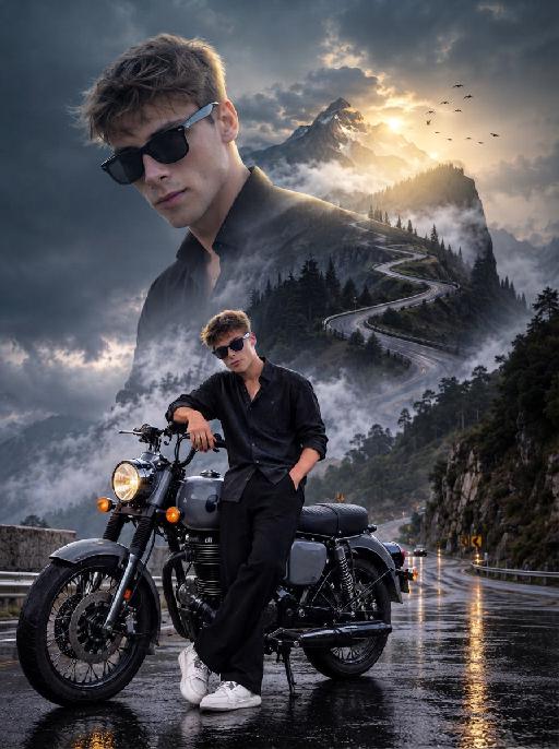 Rider Phantom AI effects generated image