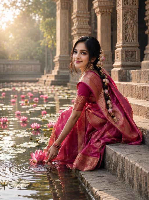 Lotus Sari AI effects generated image