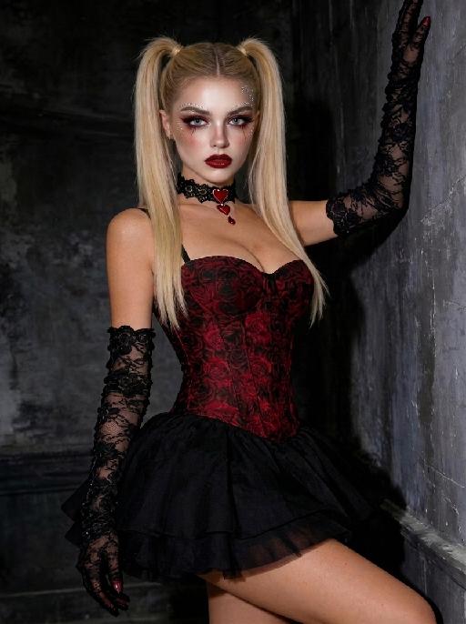 Goth Look AI effects generated image