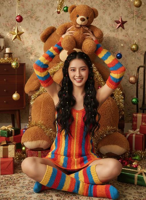 Teddy bear AI effects generated image