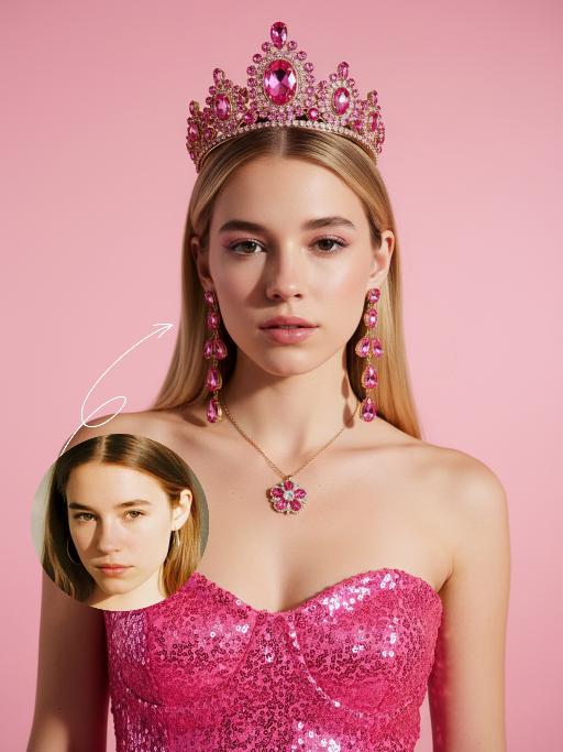 Barbie AI effects generated image