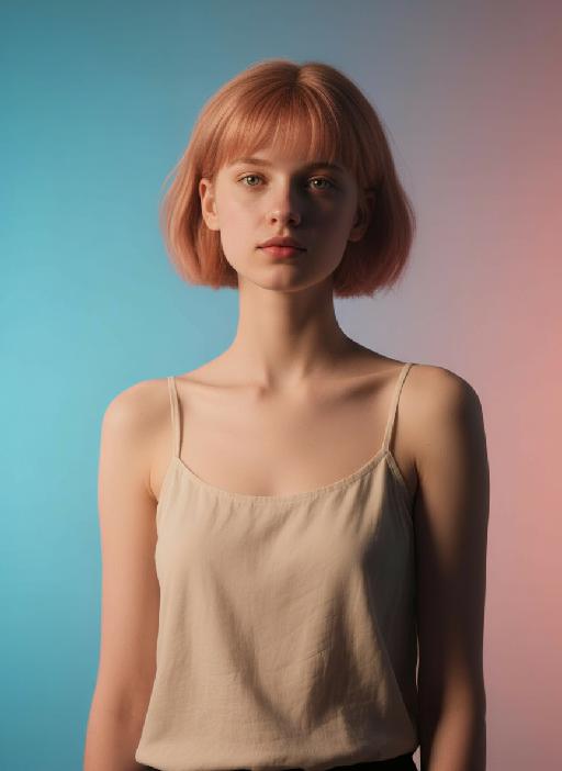 Strawberry Hair AI effects generated image