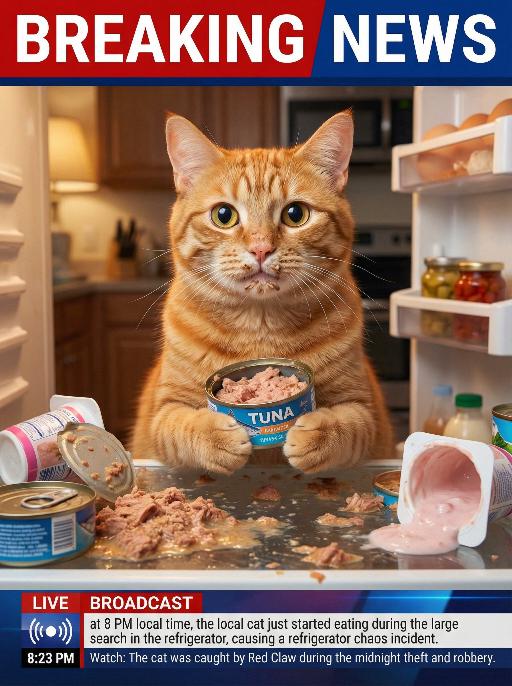 Thief Cat AI effects generated image