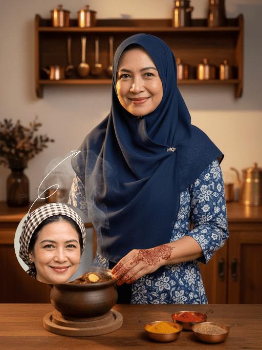 Festive Fare AI effects generated image