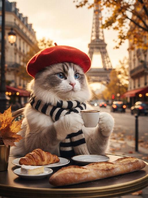 French Style AI effects generated image