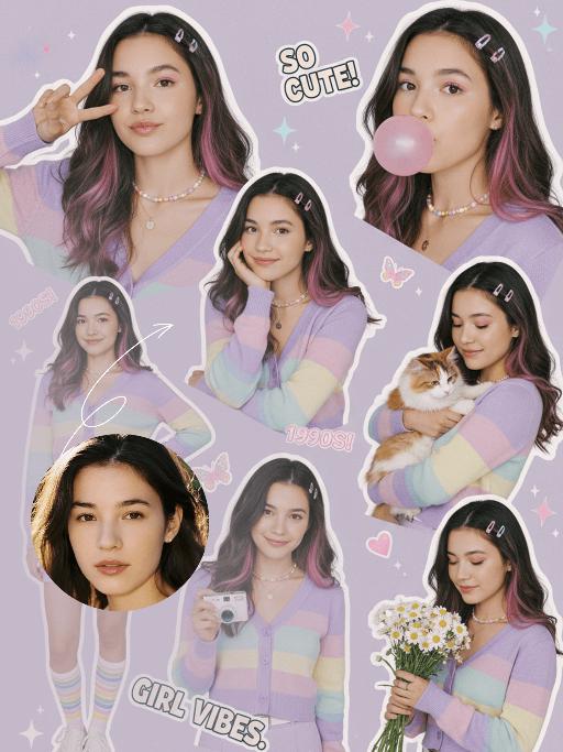 Collage Poster AI effects generated image