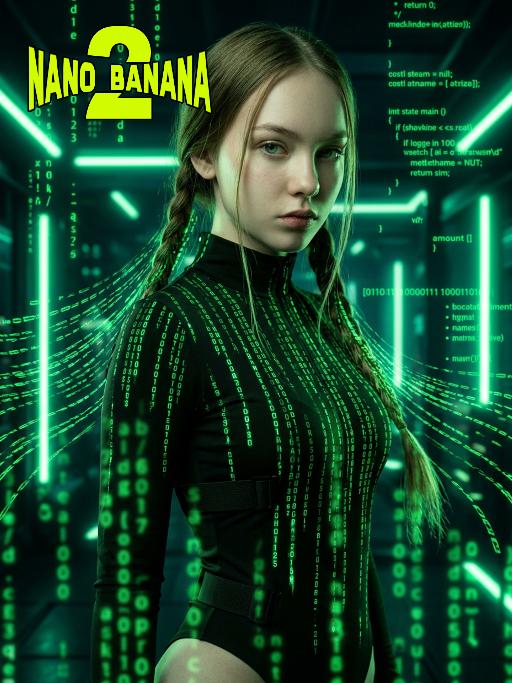 The Matrix AI effects generated image