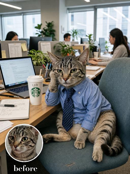 Office Manager AI effects generated image