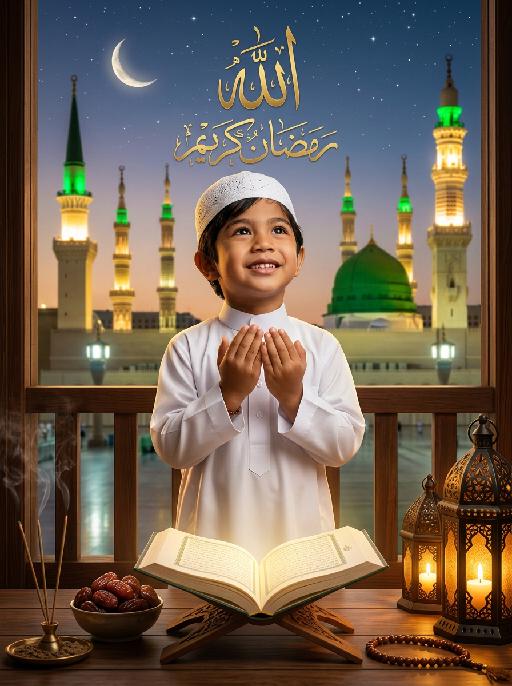 Eid Wish AI effects generated image