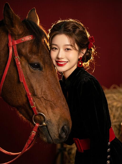 Fast horse AI effects generated image