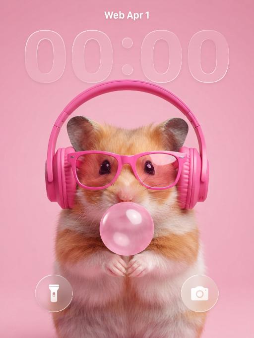 Headphone Pet AI effects generated image