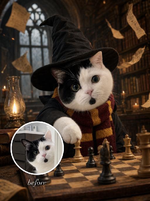 Wizard Chess AI effects generated image