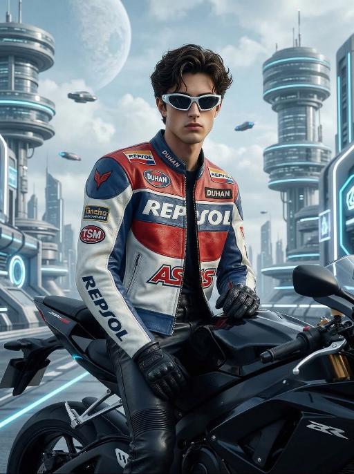 Future Rider AI effects generated image