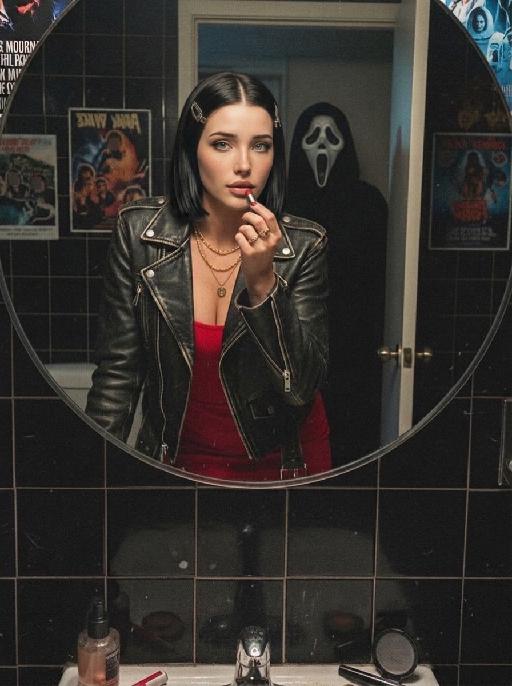 Mirror Scream AI effects generated image