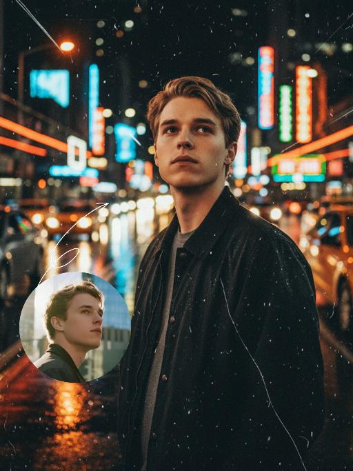 Midnight Neon AI effects generated image