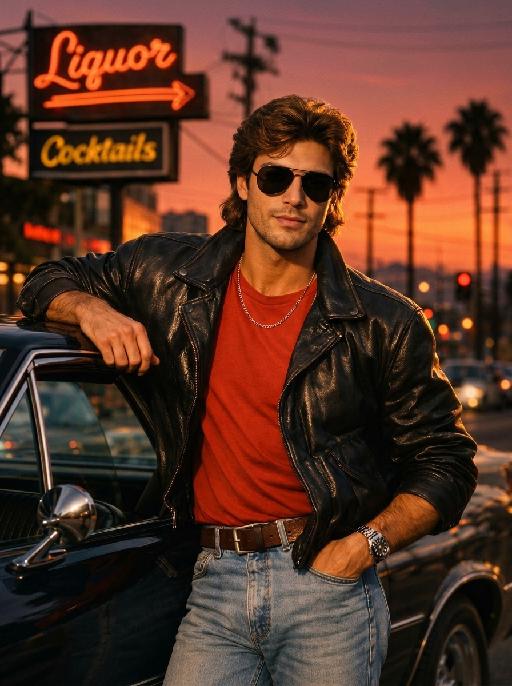 Vintage Dusk AI effects generated image