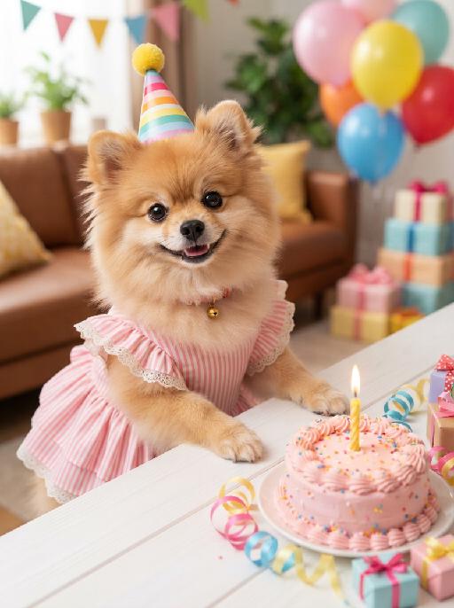 Birthday Party AI effects generated image