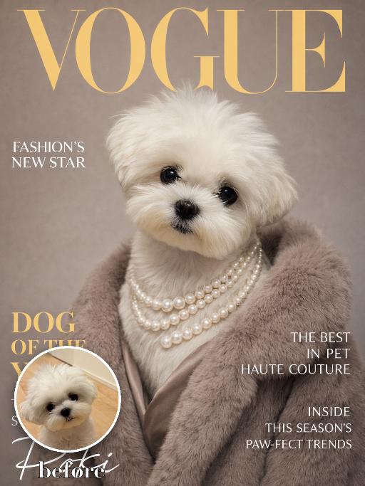 Vogue Star AI effects generated image