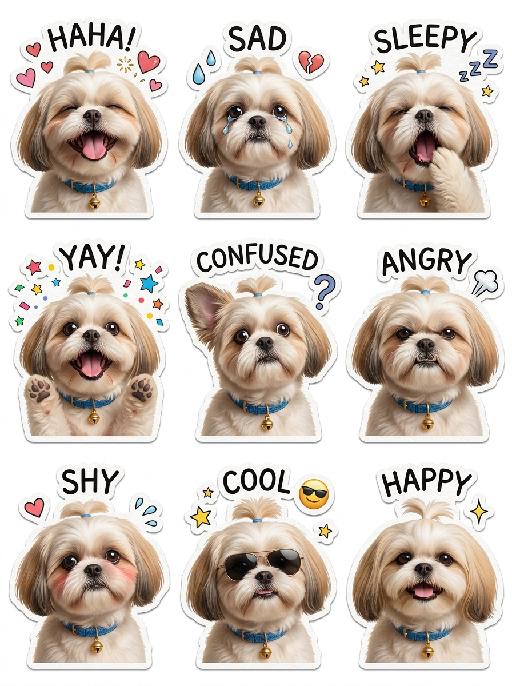 Pet Sticker AI effects generated image