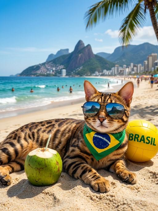 Beach Relax AI effects generated image