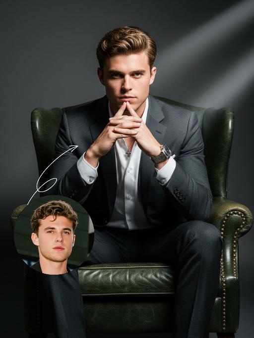 Domineering CEO AI effects generated image