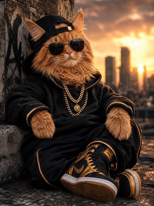 Street King AI effects generated image