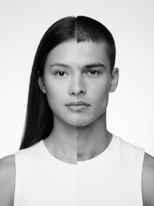 Gender Compare AI effects generated image
