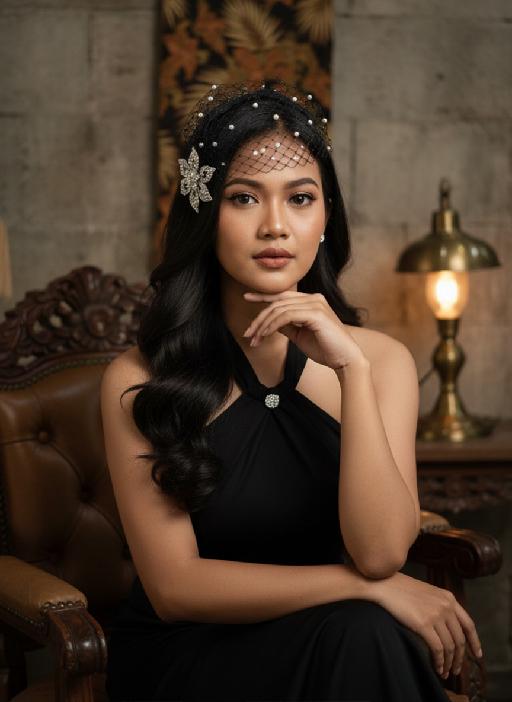 Black Retro AI effects generated image