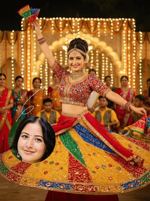 Vijayadashami AI effects generated image