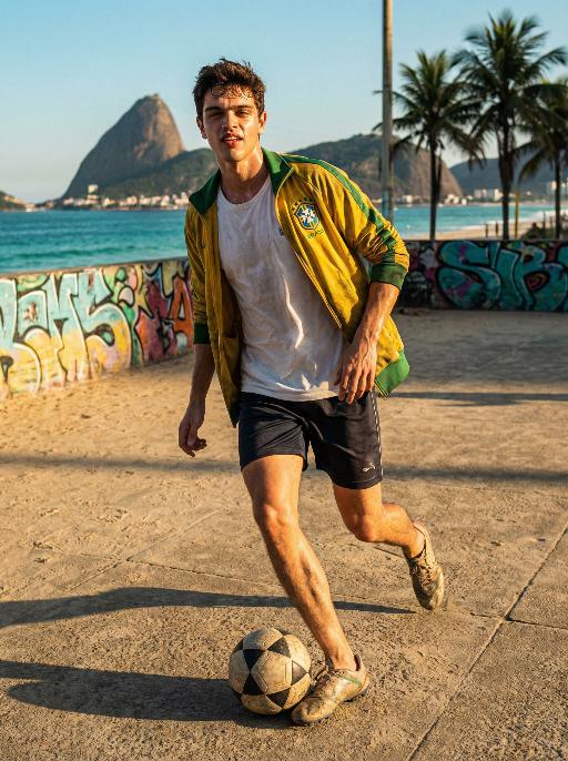 Football AI effects generated image