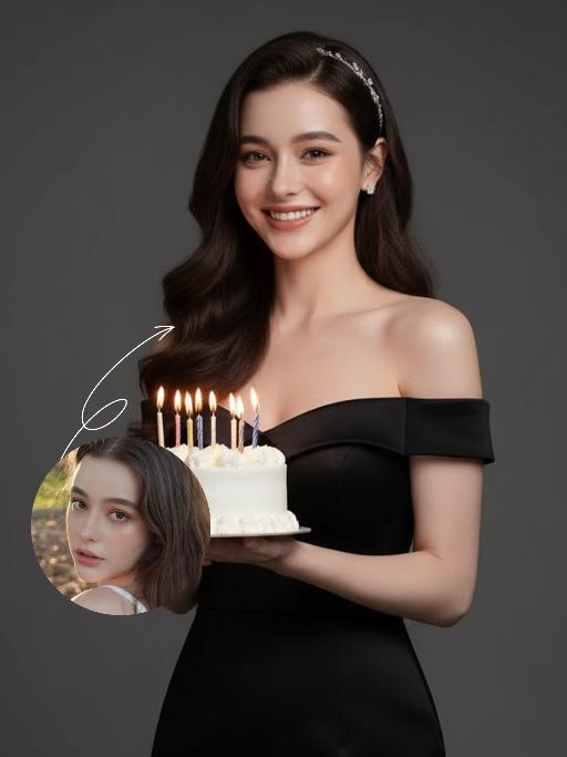 Birthday Photo AI effects generated image