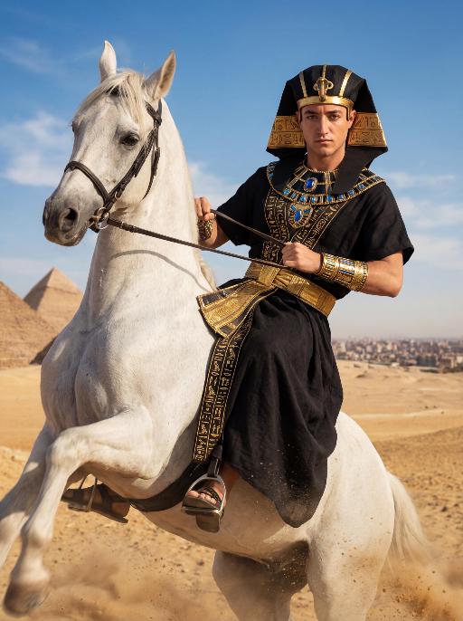 Desert Rider AI effects generated image