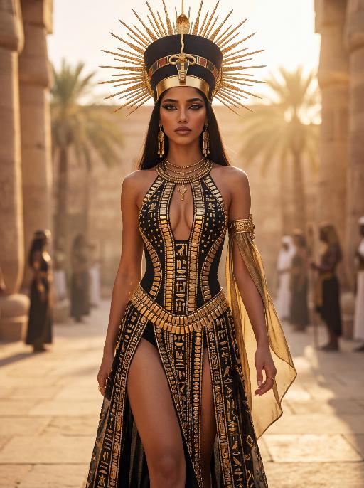 Solar Queen AI effects generated image