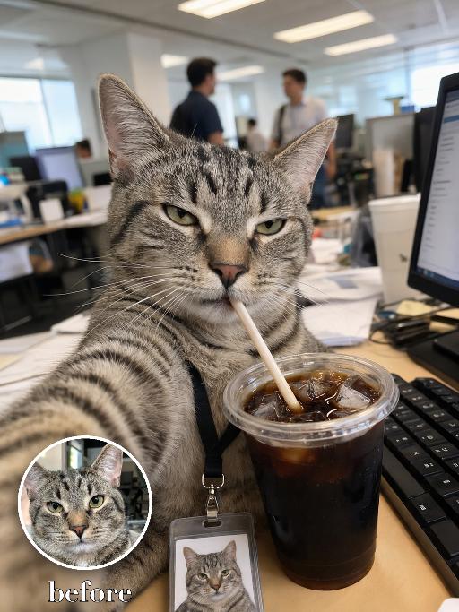 Coffee Intern AI effects generated image