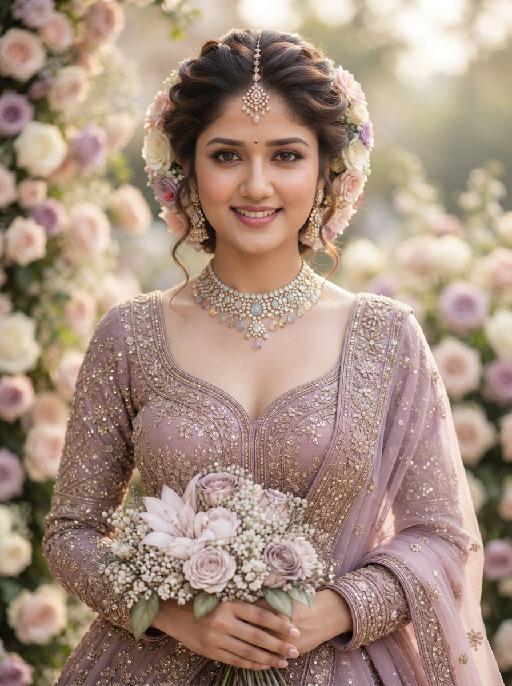 Blush Maharani AI effects generated image