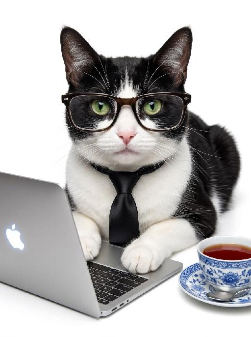 Workaholic Pet AI effects generated image