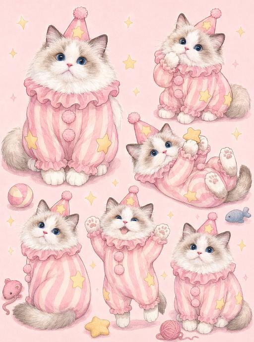 Pink Pajamas AI effects generated image