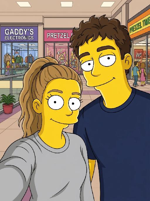 SimpsonPic AI effects generated image
