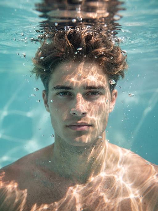 Aqua Gaze AI effects generated image