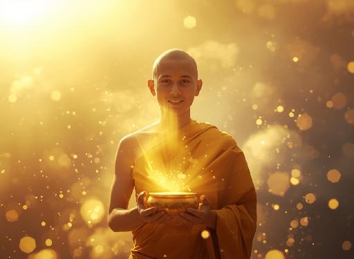 พระสีวลีเถระ AI effects generated image