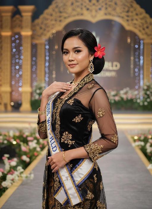 Miss World AI effects generated image