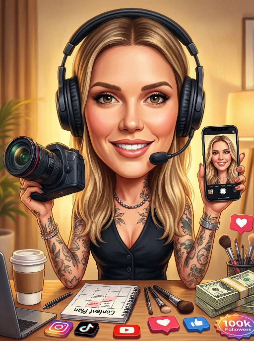 Photographer AI effects generated image