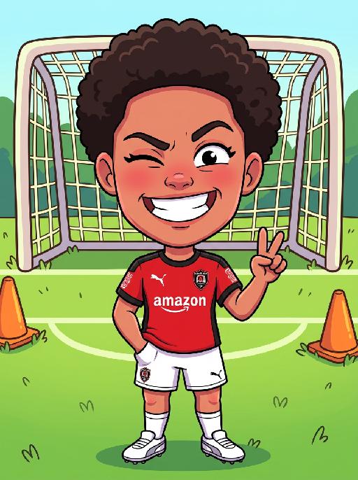 Football Field AI effects generated image