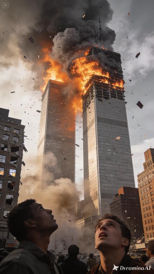 World trade center  AI effects generated image