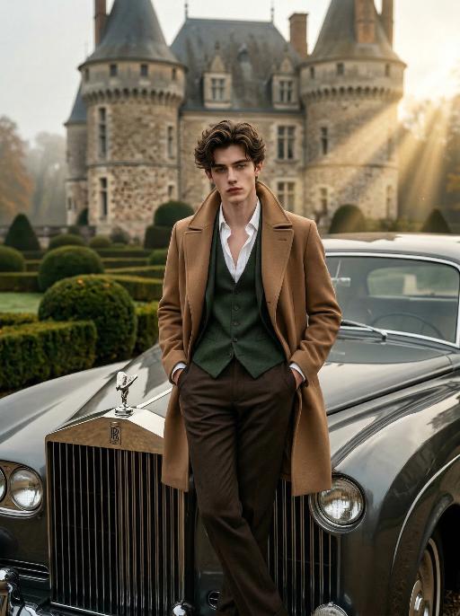 Old Town Walk AI effects generated image