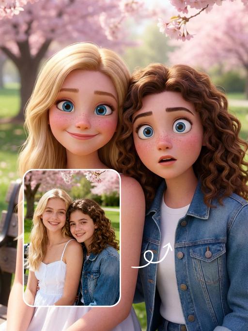 3D Animation AI effects generated image