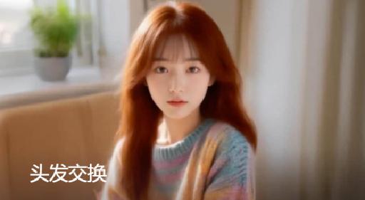 Hair Swap AI effects generated image