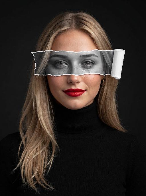 Hidden Tears AI effects generated image