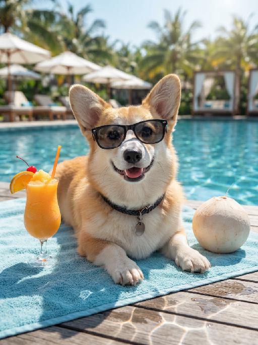 Pool Moment AI effects generated image